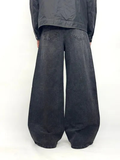 Wide Leg Jeans · Fade Wash · Waist 30–46 in