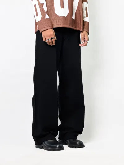 Baggy Fit Jeans · Black · Waist 30–38 in