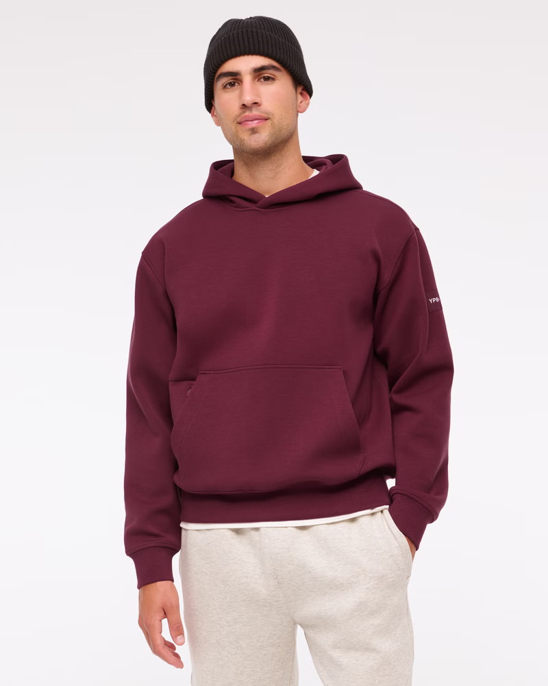 MAROON SHERPA HOODIE