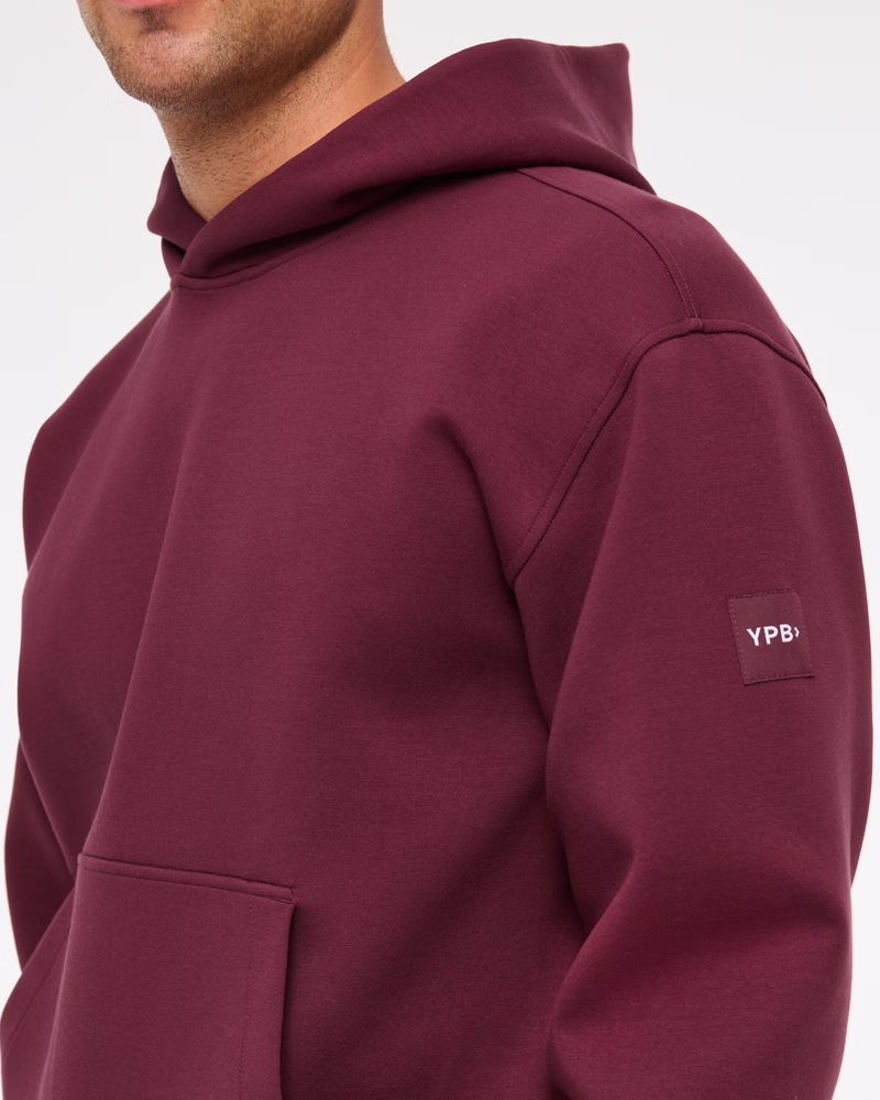 MAROON SHERPA HOODIE