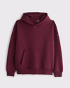 MAROON SHERPA HOODIE
