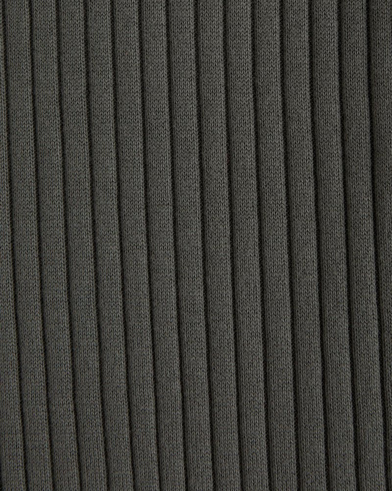 Pima Cotton Rib Stitch Crew Sweater