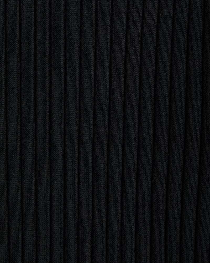 Pima Cotton Rib Stitch Crew Sweater