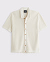 Garment-Dye Button-Through Sweater Polo (Copy)