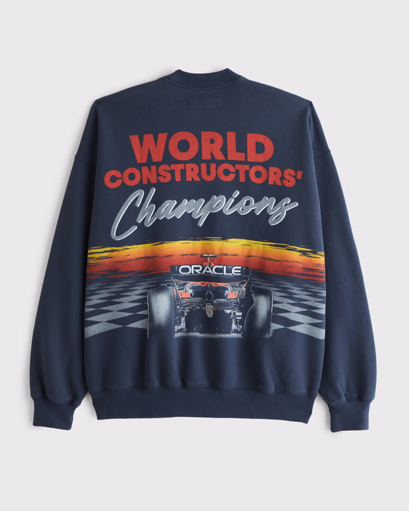 Sweatshirt Back Racing Graphics Oracle Red Bull Racing Graphic Crew Sweatshirt – BARE ORIGINALS