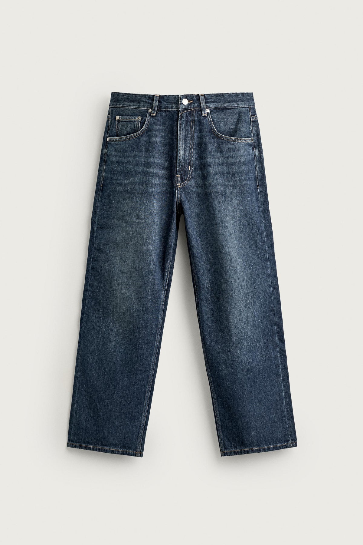 Loose Cropped Fit Jeans