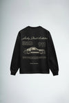 Long sleeve Porsche 350g black grunge