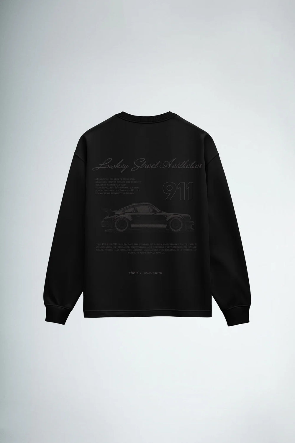 Long sleeve LSA Porsche 350g black