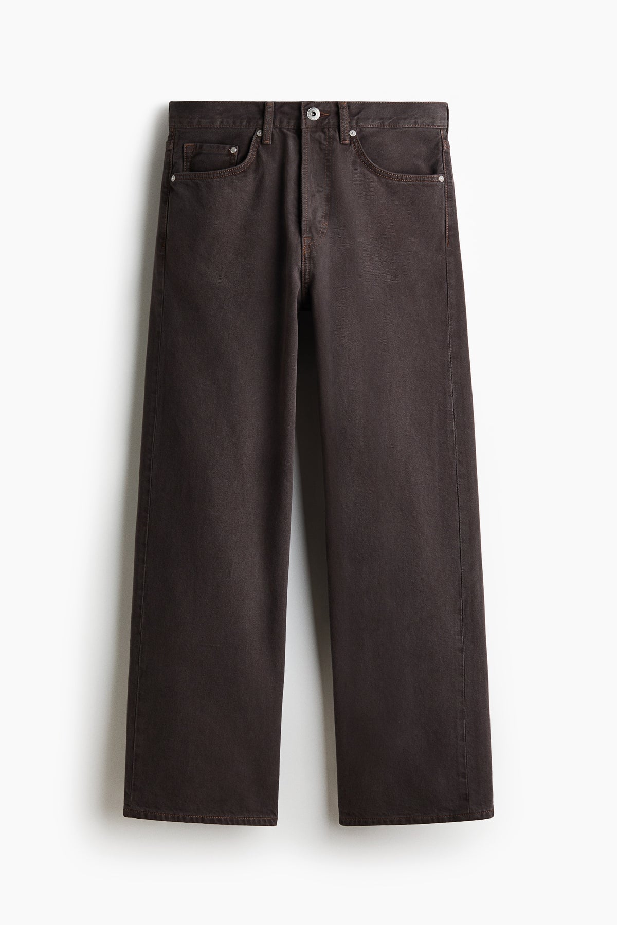 Loose Jeans — Dark Brown