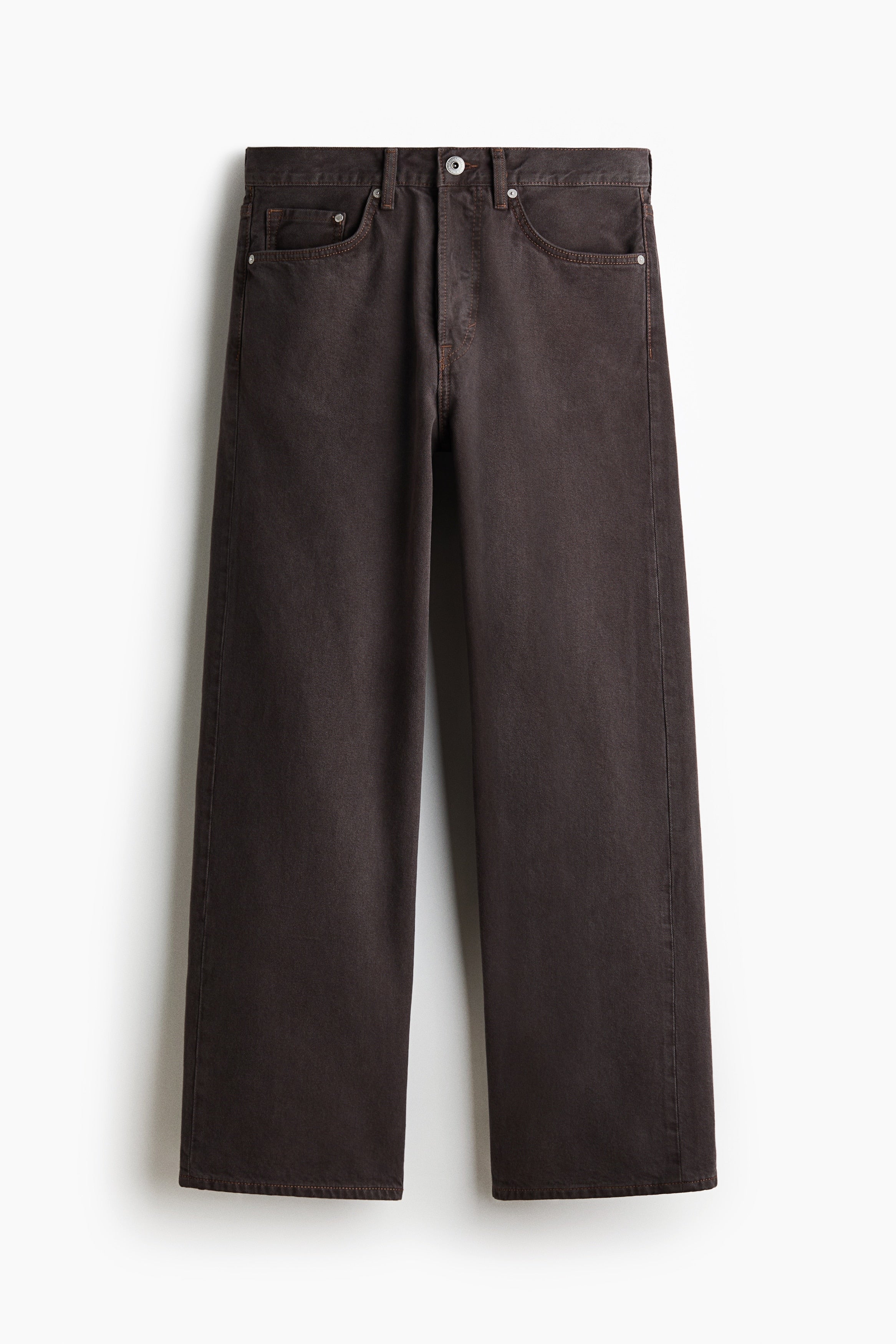 Loose Jeans — Dark Brown