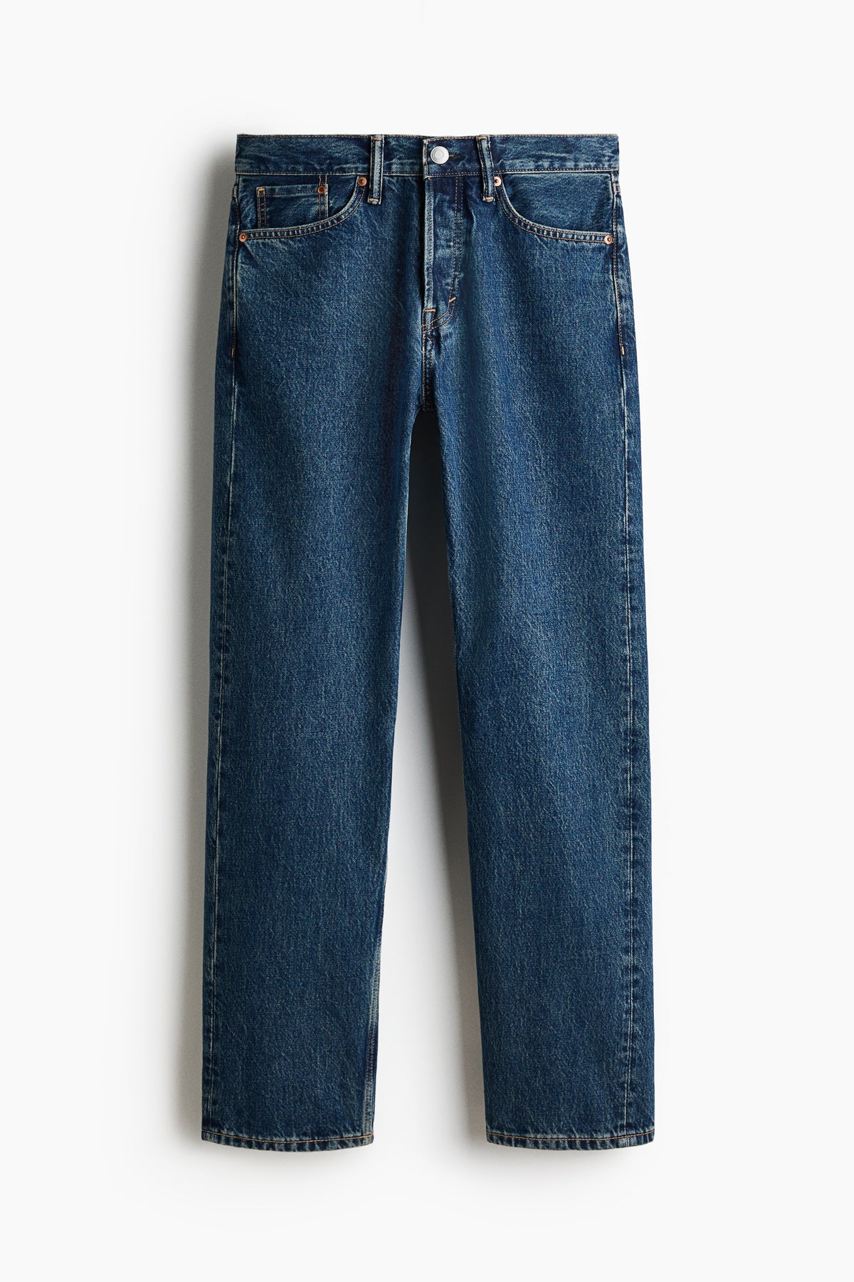 Original Straight Jeans — Dark Denim Blue