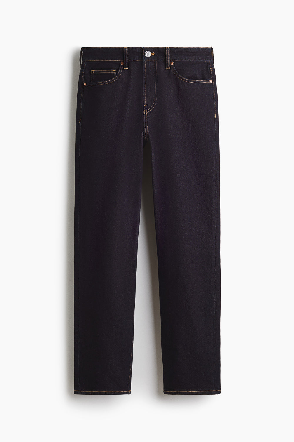 Regular Jeans — Dark Denim Blue