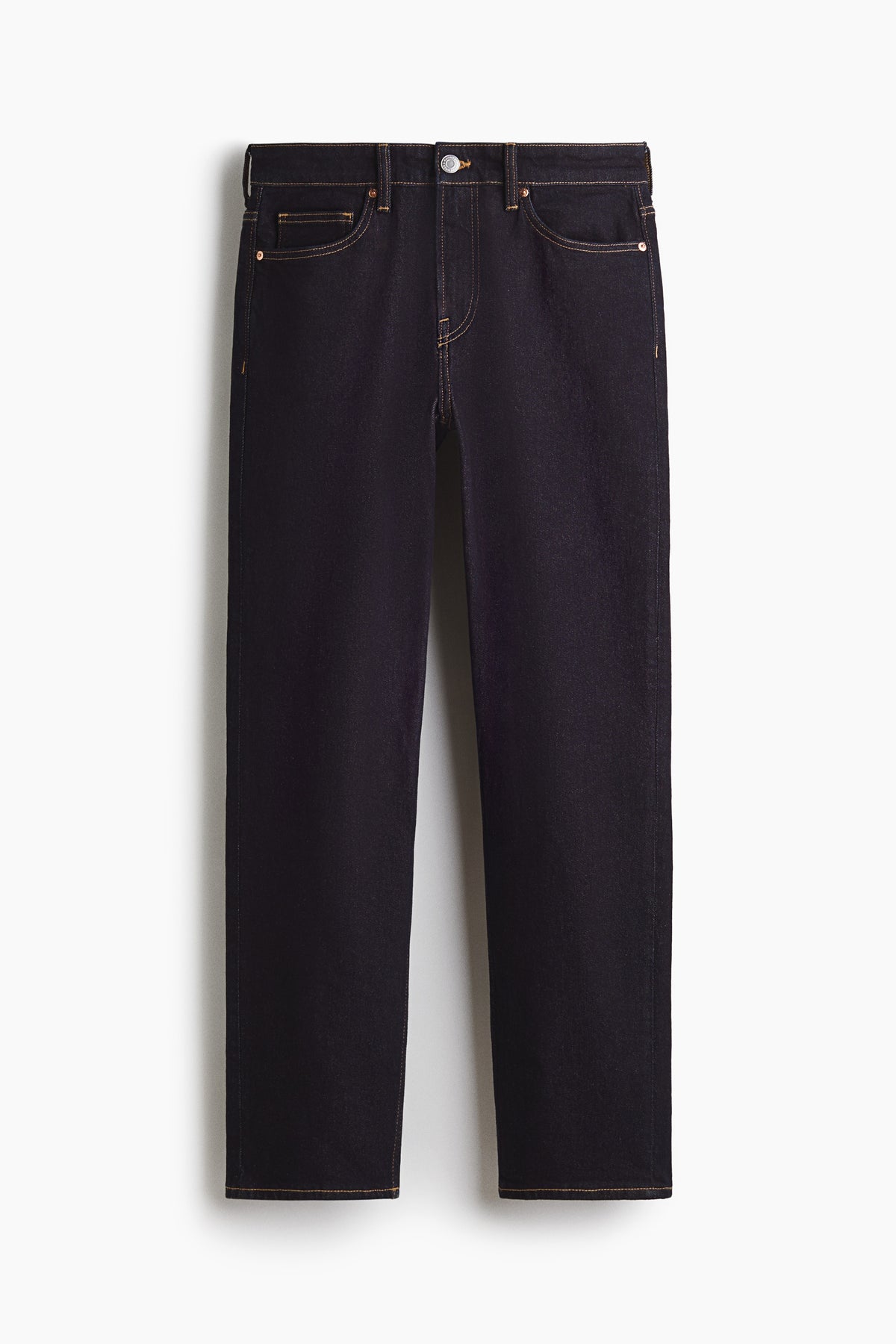 Regular Jeans — Dark Denim Blue