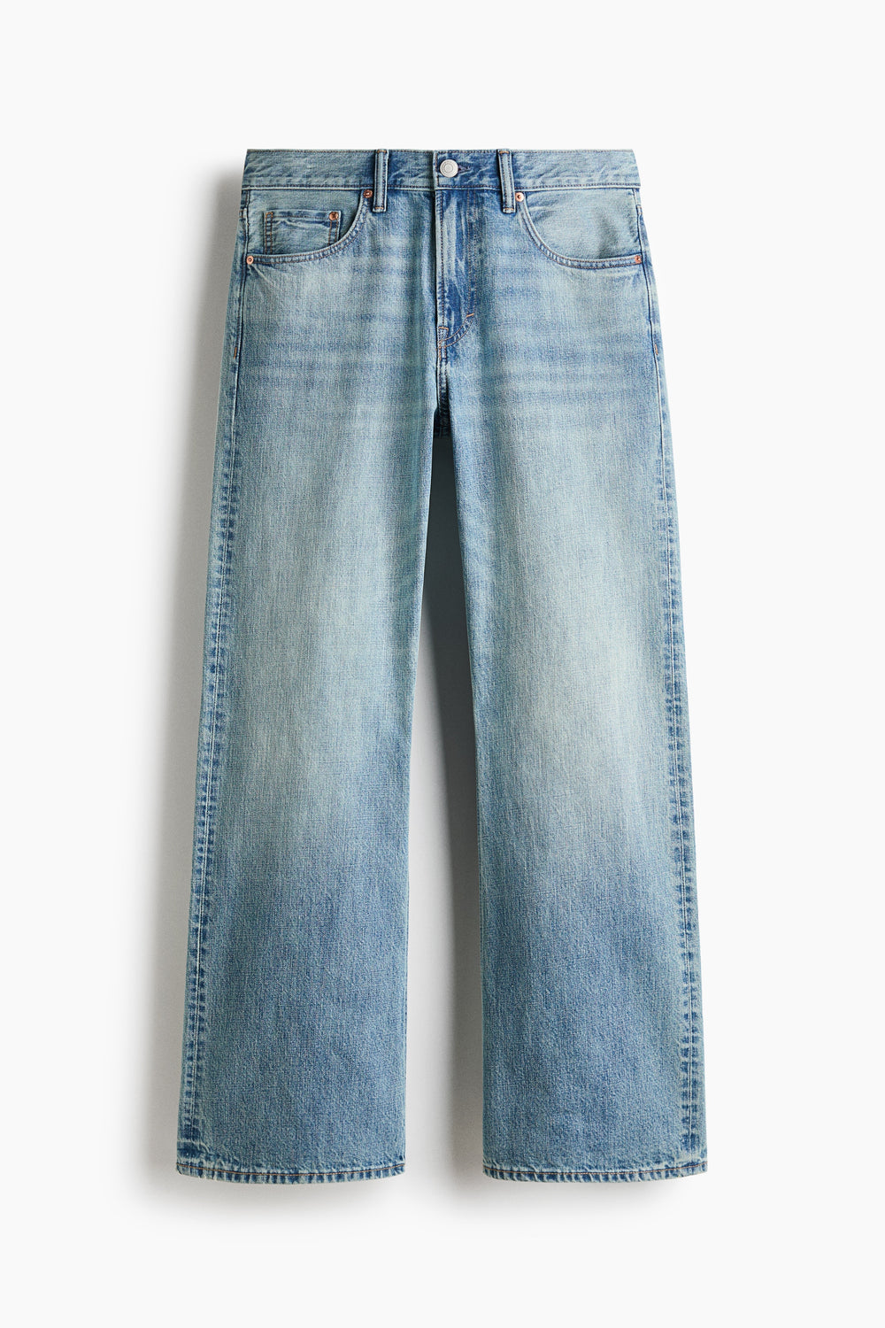 Relaxed Bootcut Jeans — Light Denim Blue