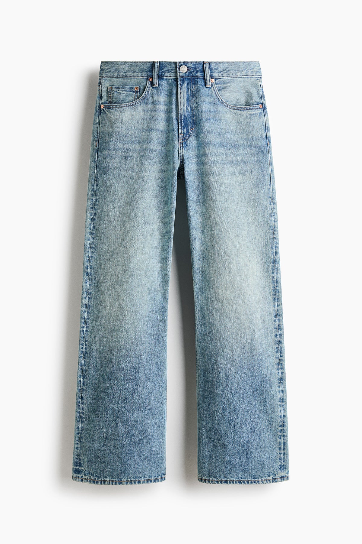Relaxed Bootcut Jeans — Light Denim Blue