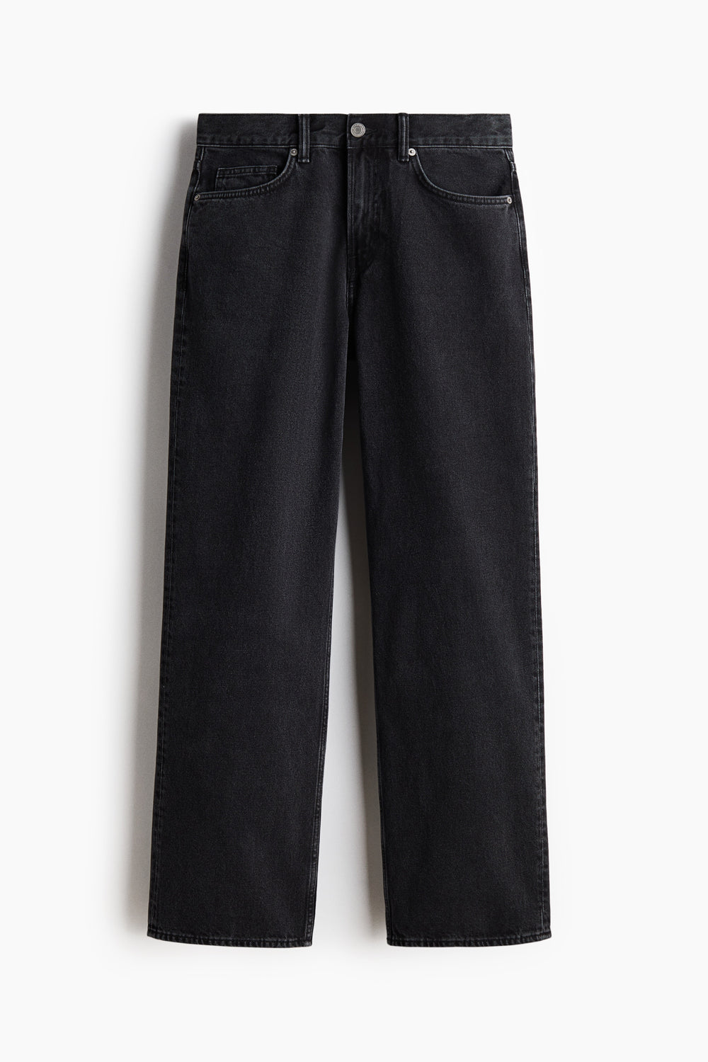 Relaxed Jeans — Black