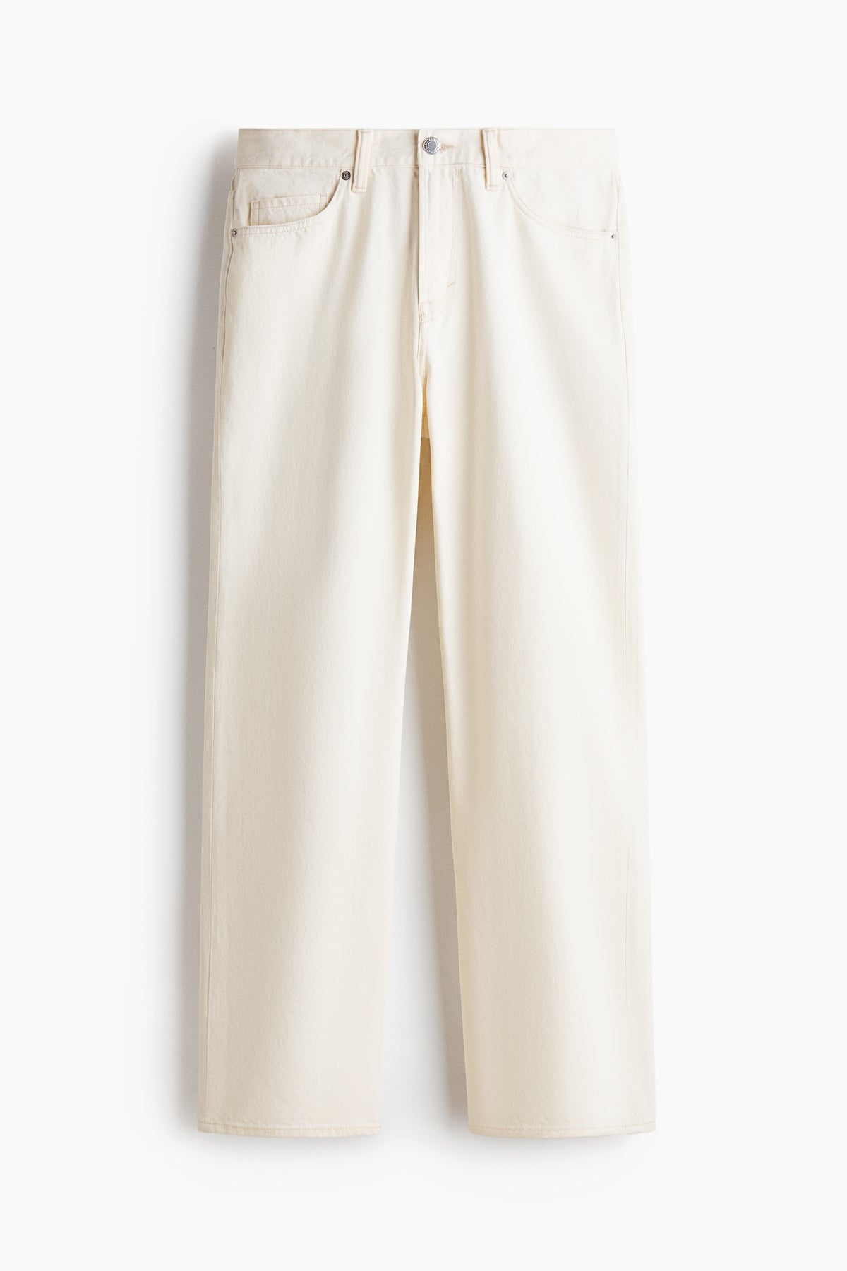 Relaxed Jeans — Cream
