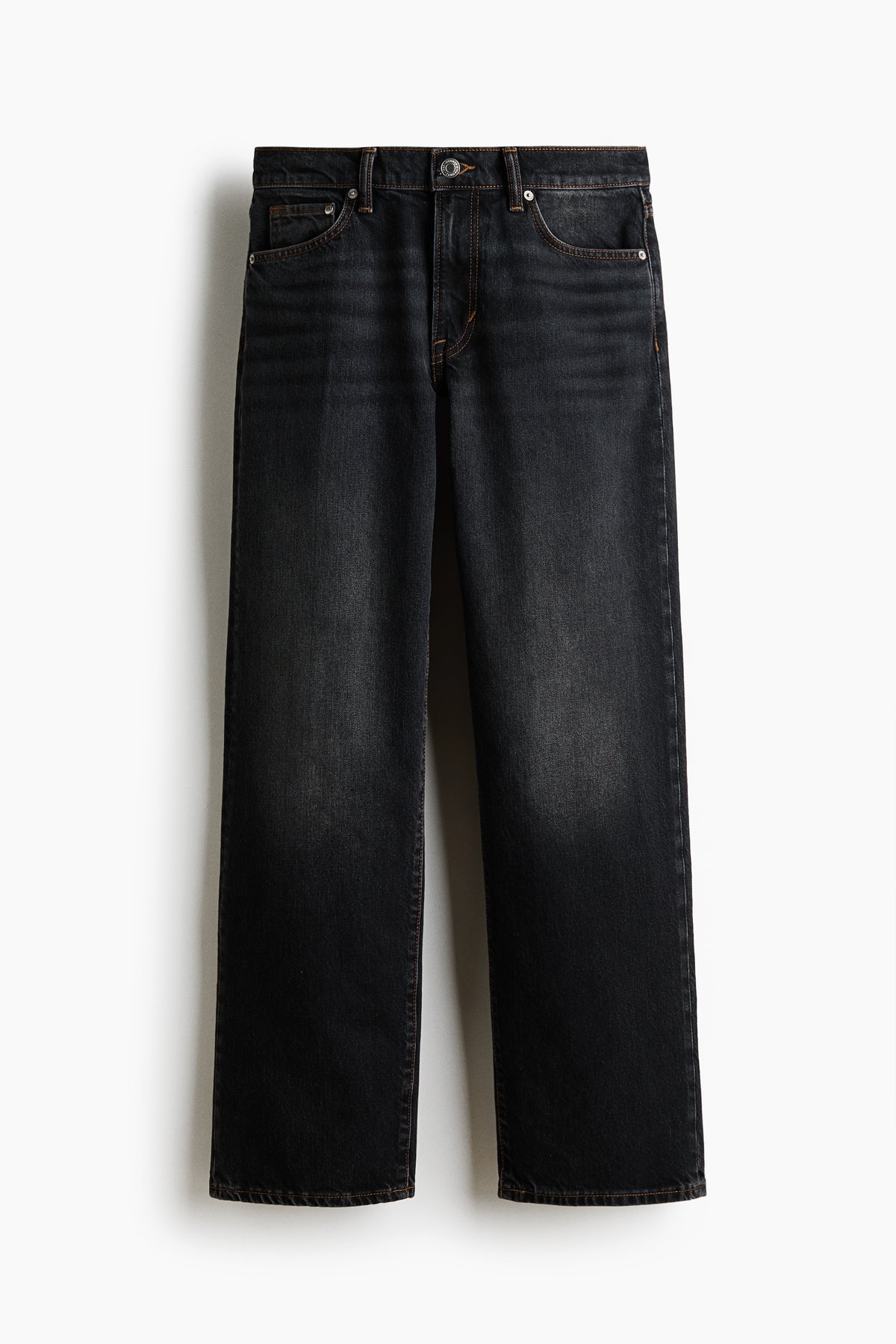 Relaxed Jeans — Denim Black