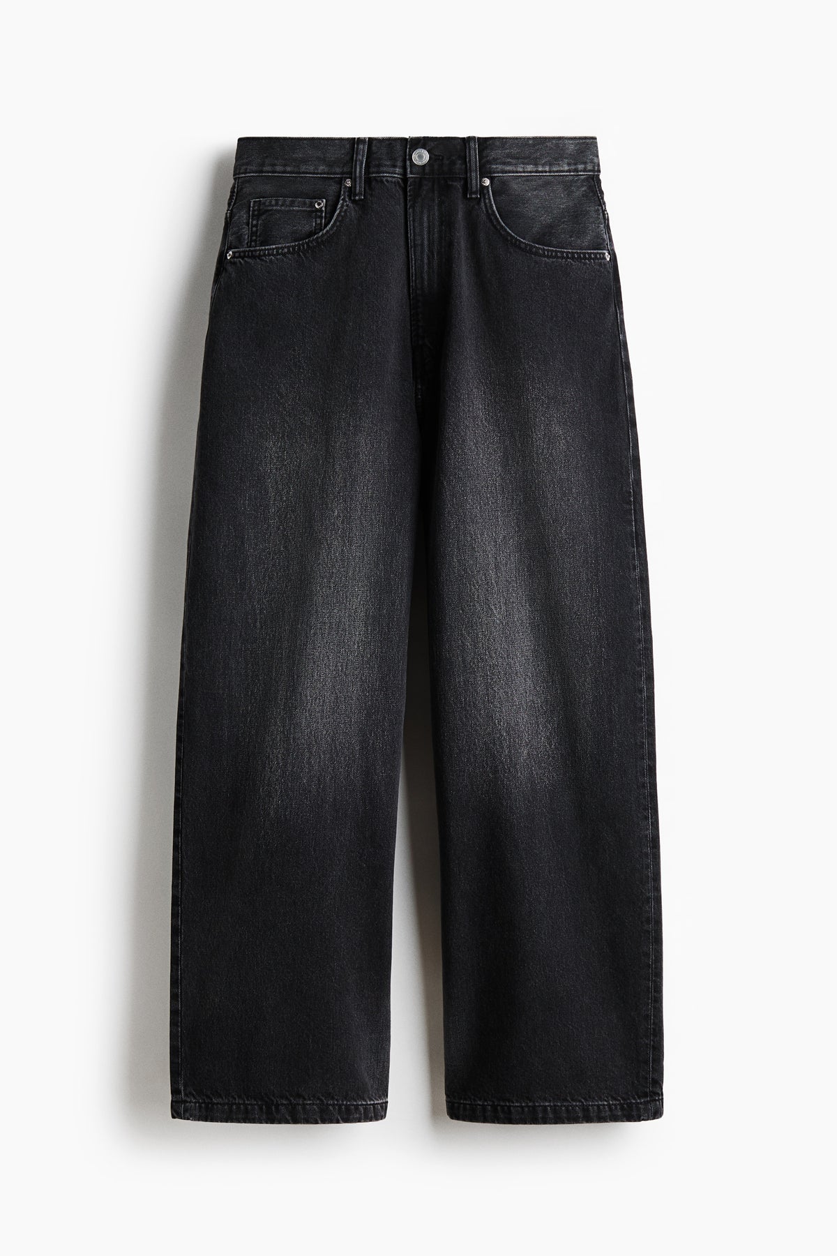 Super Baggy Jeans — Dark Denim Grey