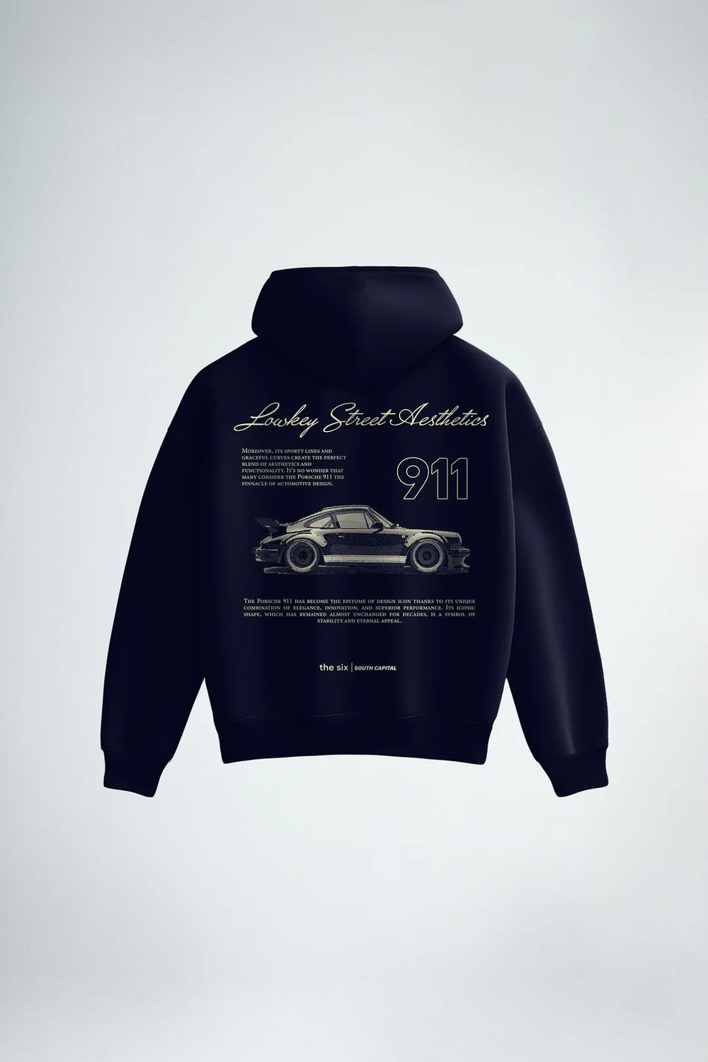Zip Hoodie LSA Porsche blue 405g