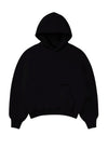 BLACK SHERPA HOODIE