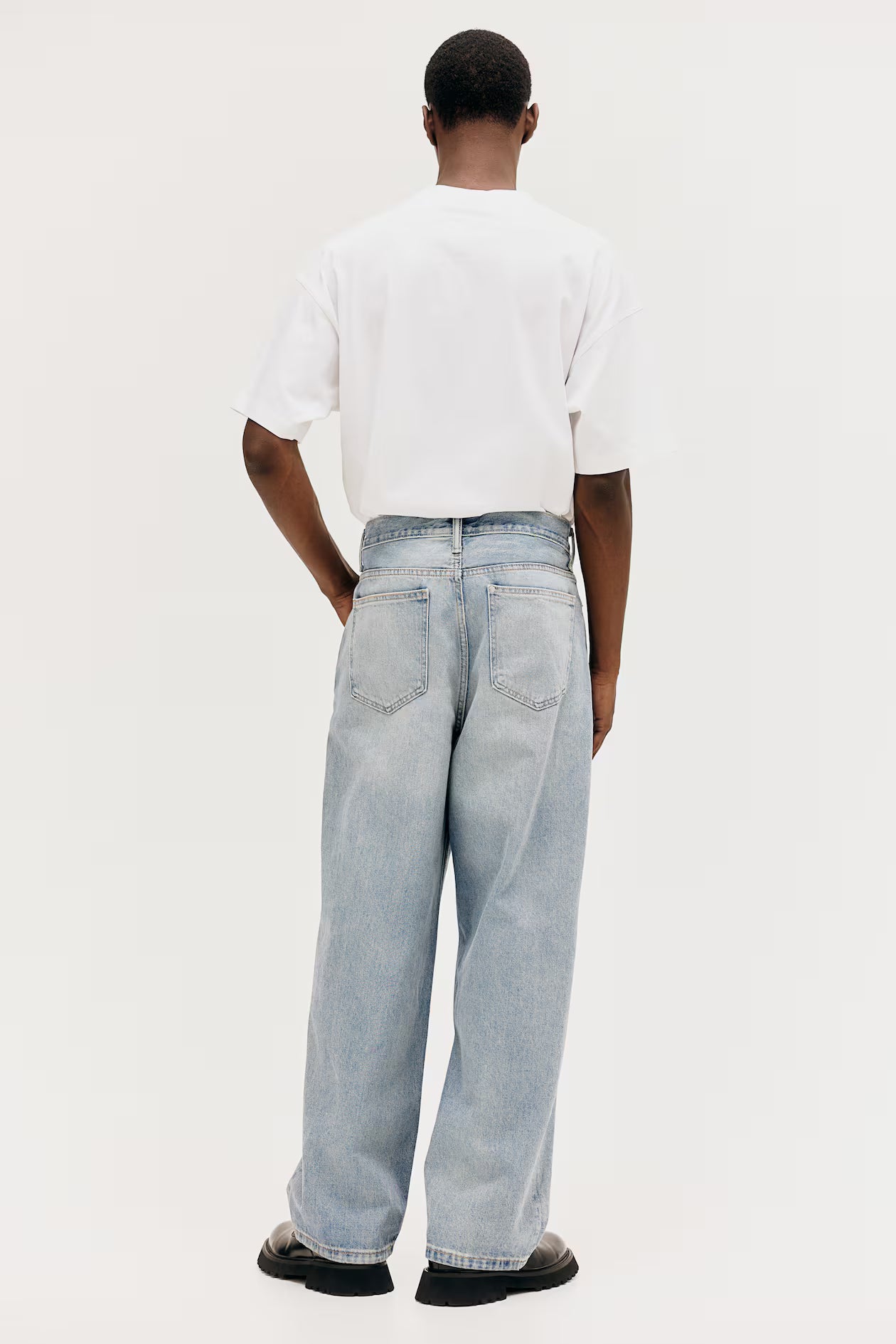Pale denim blue