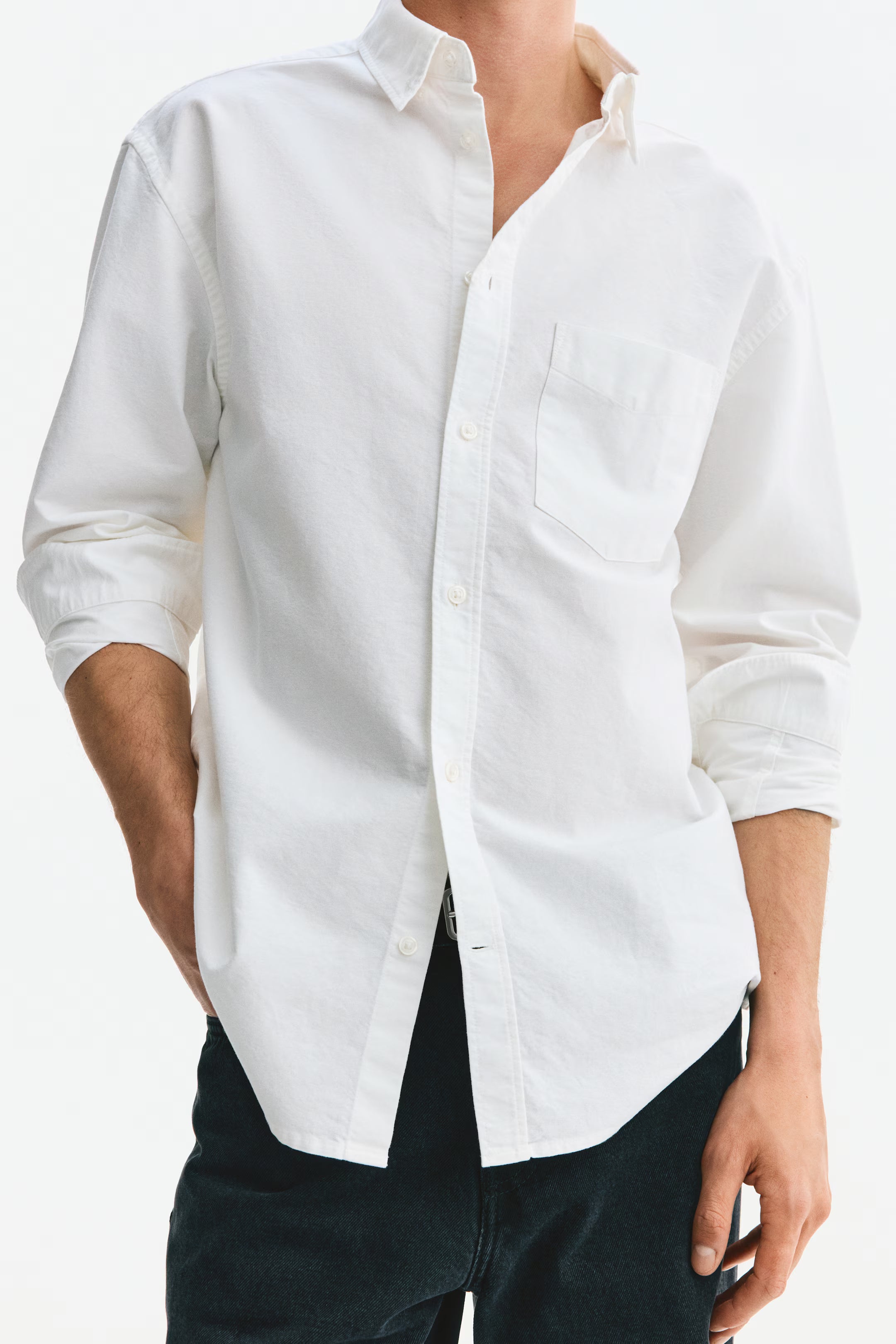 Regular Fit Oxford shirt white