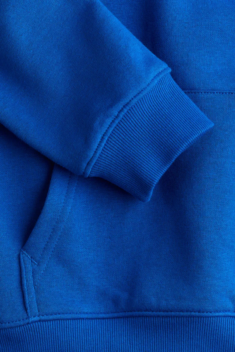 BLUE SHERPA HOODIE
