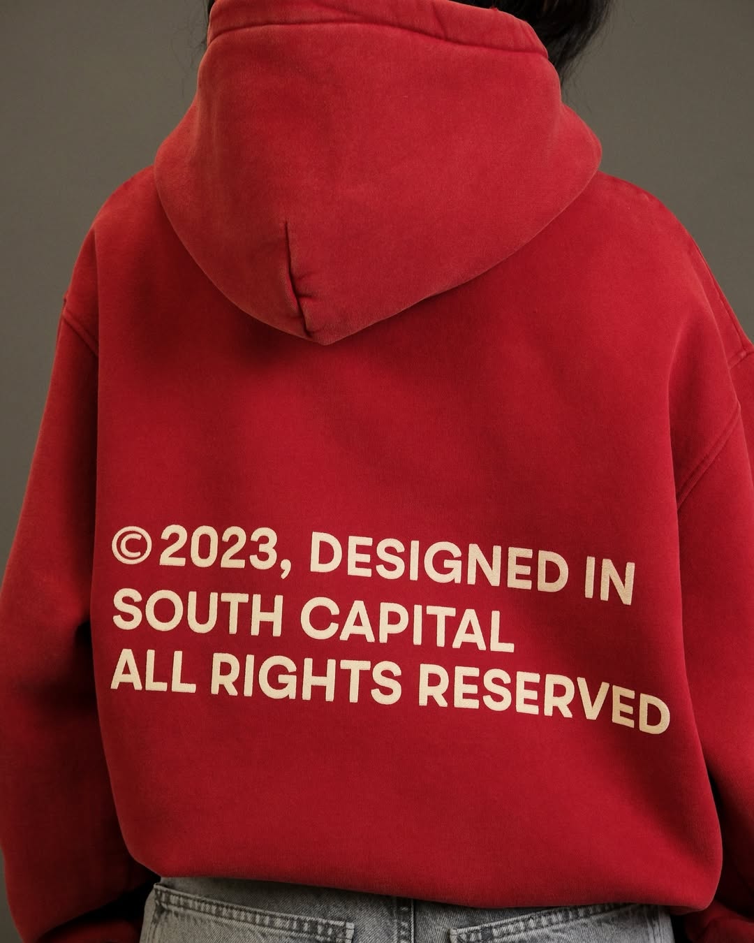 Hoodie Dark Necessities Red grunge 405 g