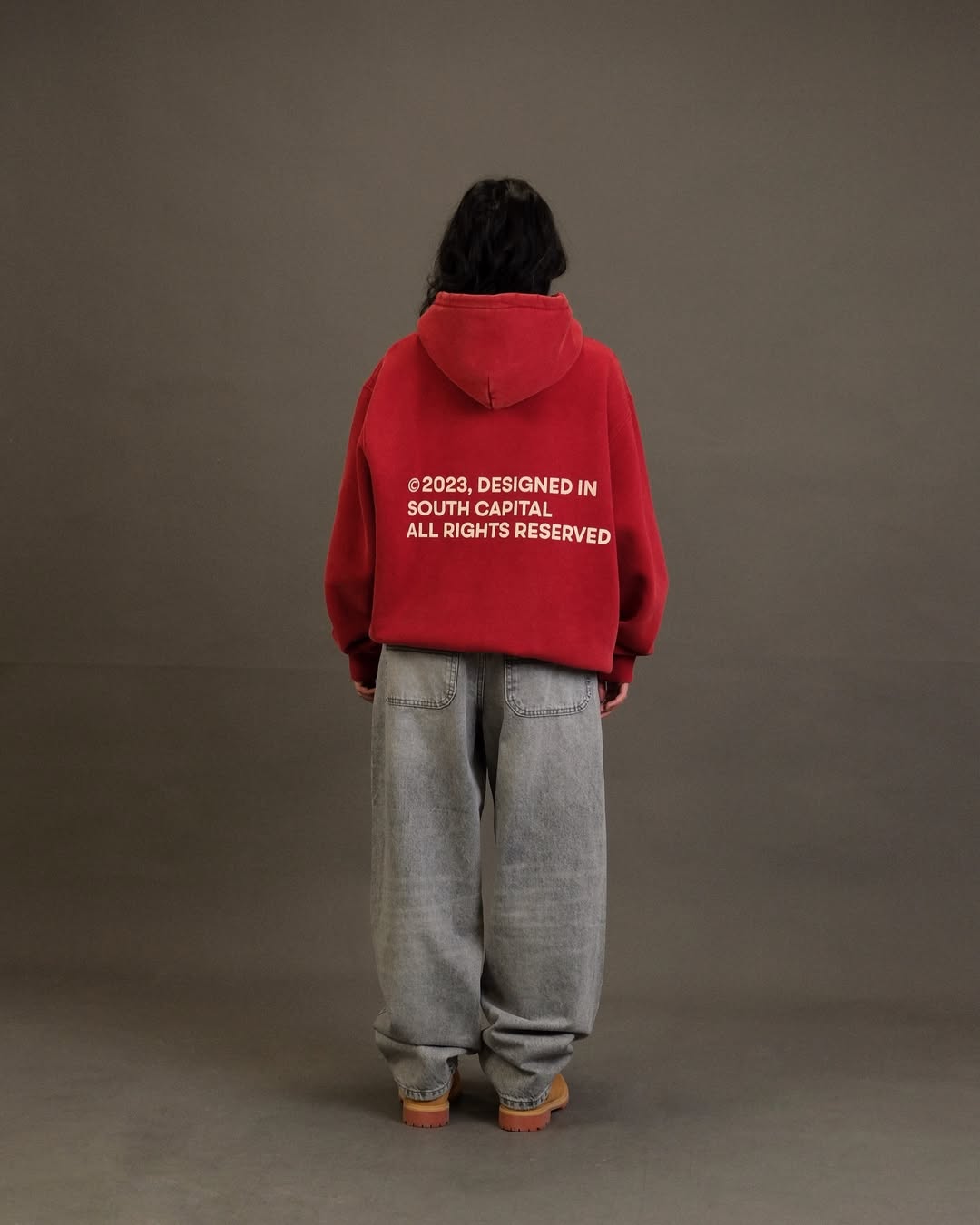 Hoodie Dark Necessities Red grunge 405 g