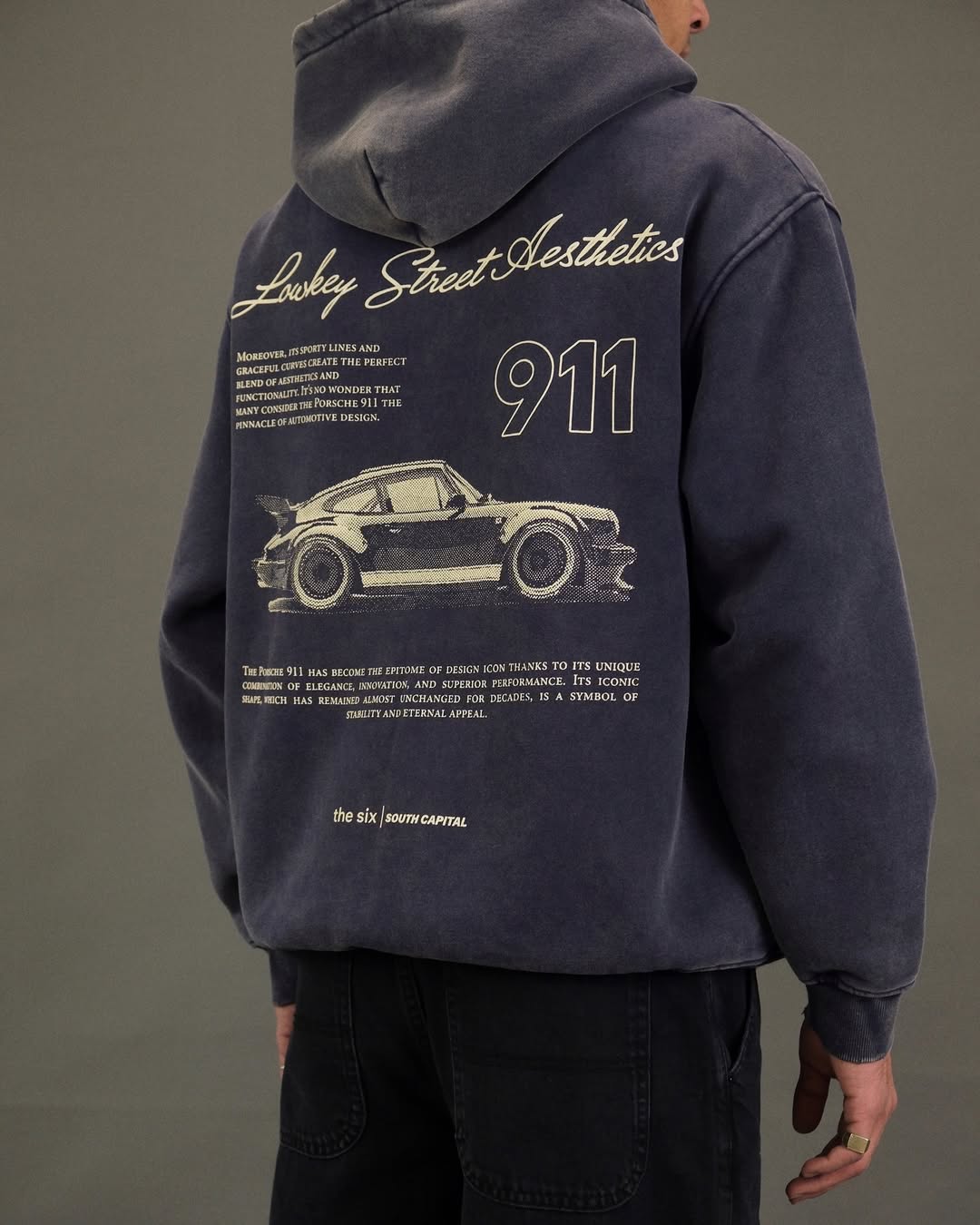 Hoodie Porsche DeepBlue 450g